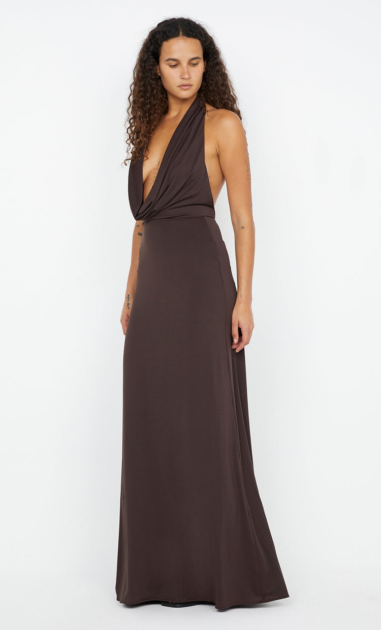 Bec&bridge NESSIE COWL NECK MAXI DRESS