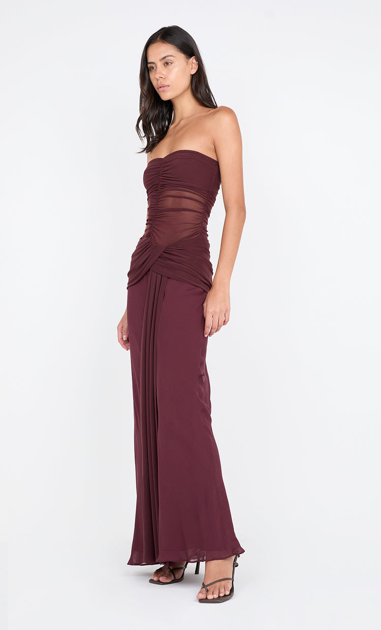 Bec&bridge NOEMI STRAPLESS DRESS