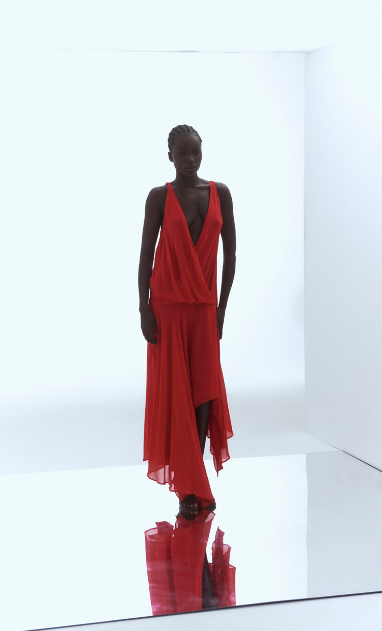 Bec&bridge RHONE WRAP ASYM DRESS