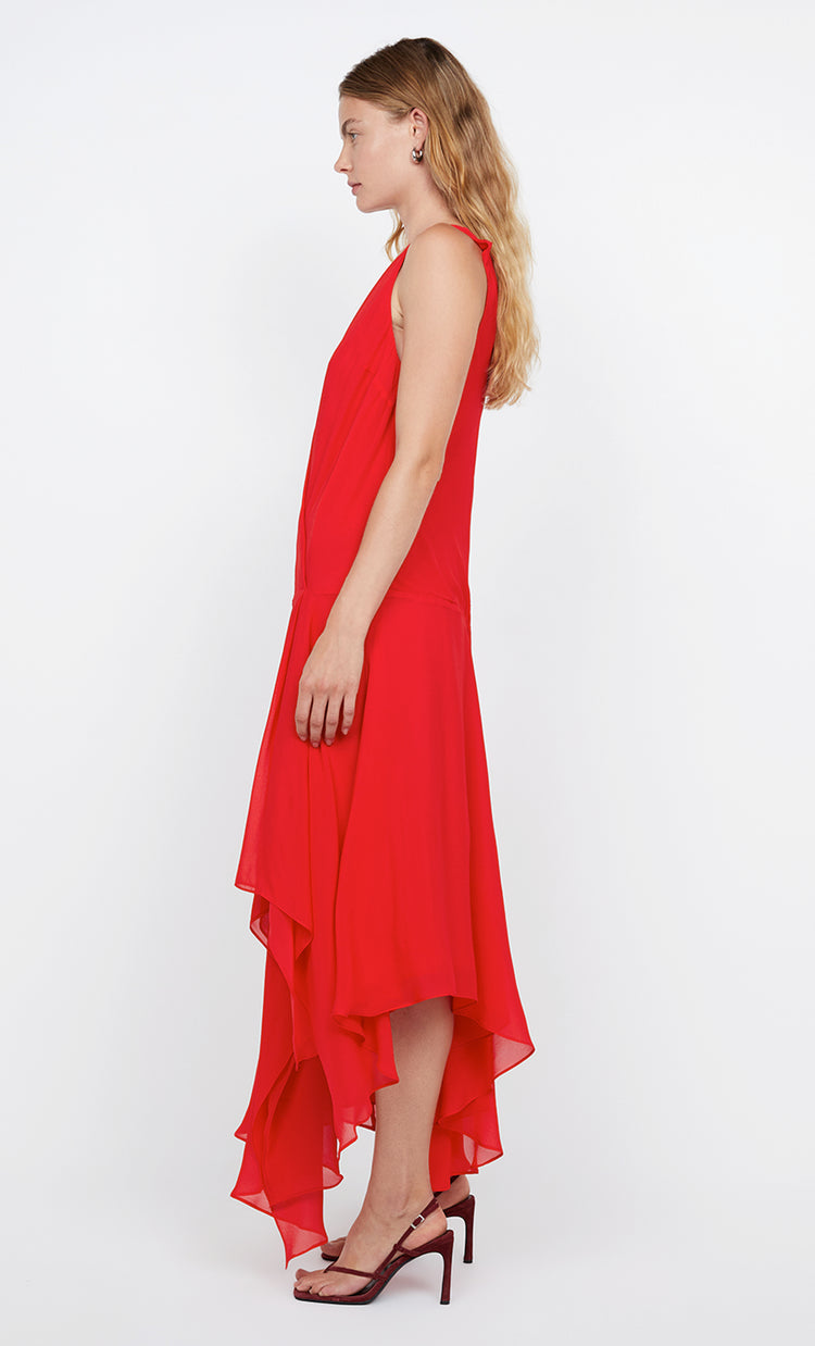 Bec&bridge RHONE WRAP ASYM DRESS