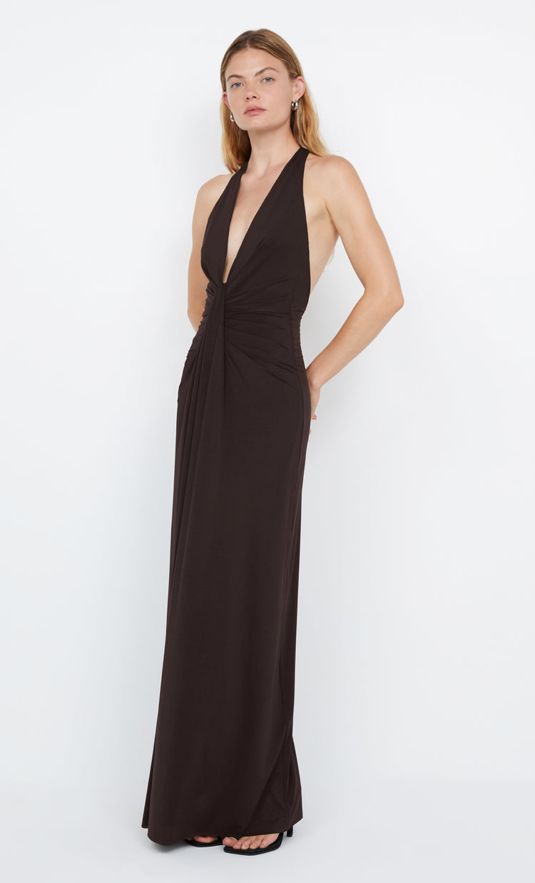 Bec&bridge TILLIE DRAPE MAXI DRESS