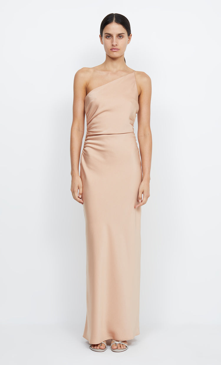 Bec&bridge ETERNITY ASYM MAXI DRESS Exchanges Not Available