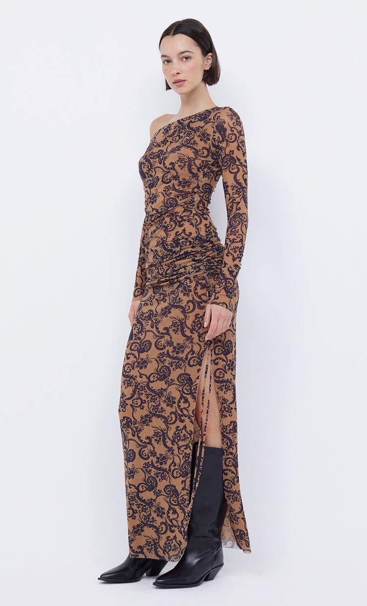 Bec&bridge WESTERN SUN LONG SLEEVE DRESS Exchanges Not Available