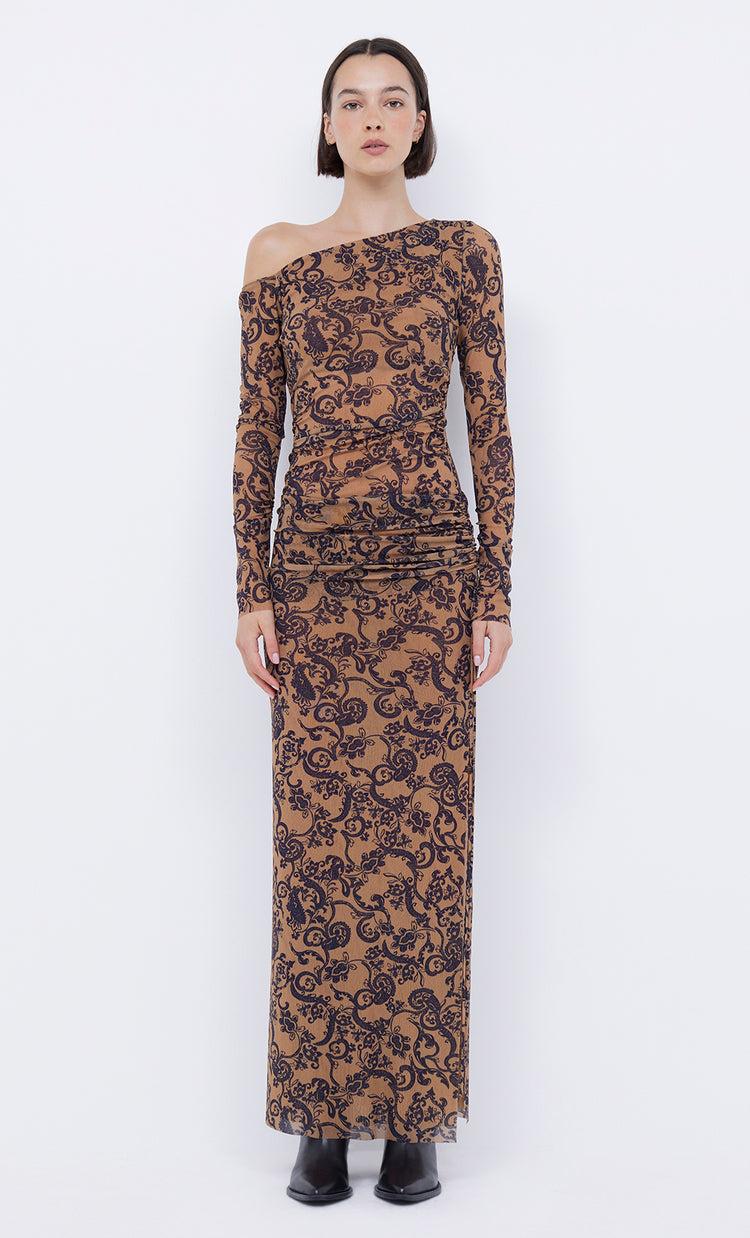 bec&bridge WESTERN SUN LONG SLEEVE DRESS Exchanges Not Available