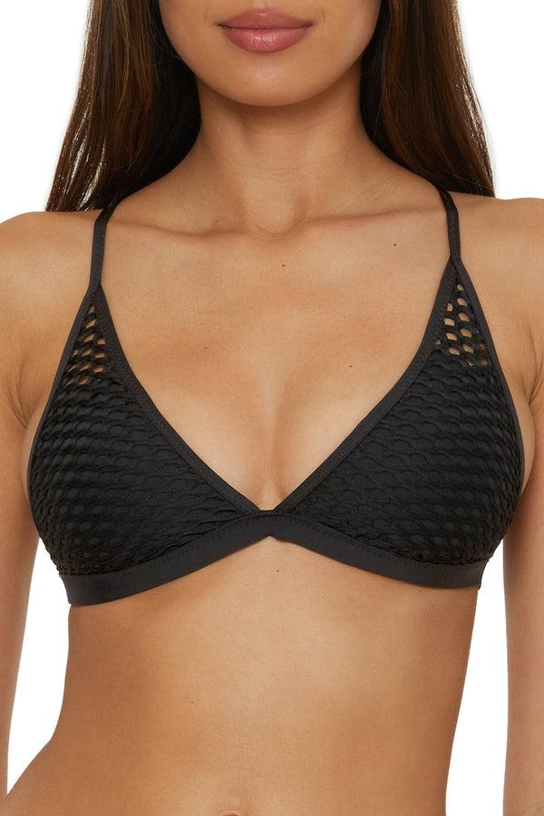 Becca By Rebecca Virtue CASTAWAY HALTER TOP BLACK