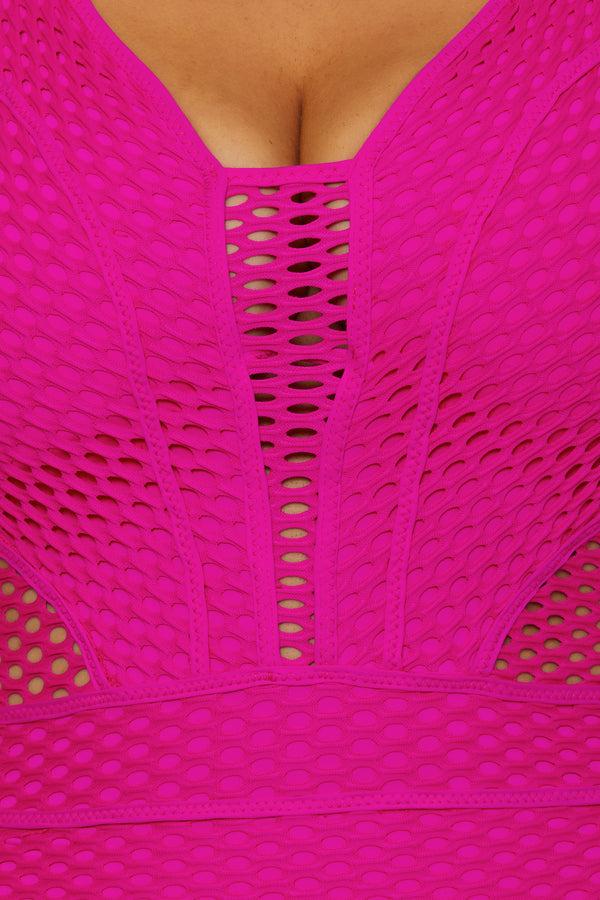 Becca By Rebecca Virtue CASTAWAY ONE PIECE AZALEA