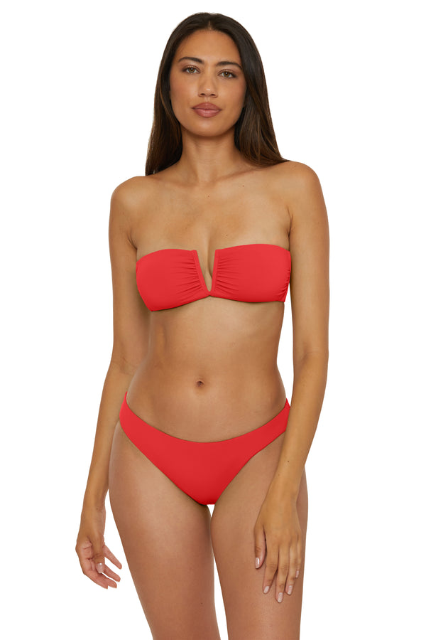 becca by rebecca virtue COLOR CODE ADELA PANT FIRE