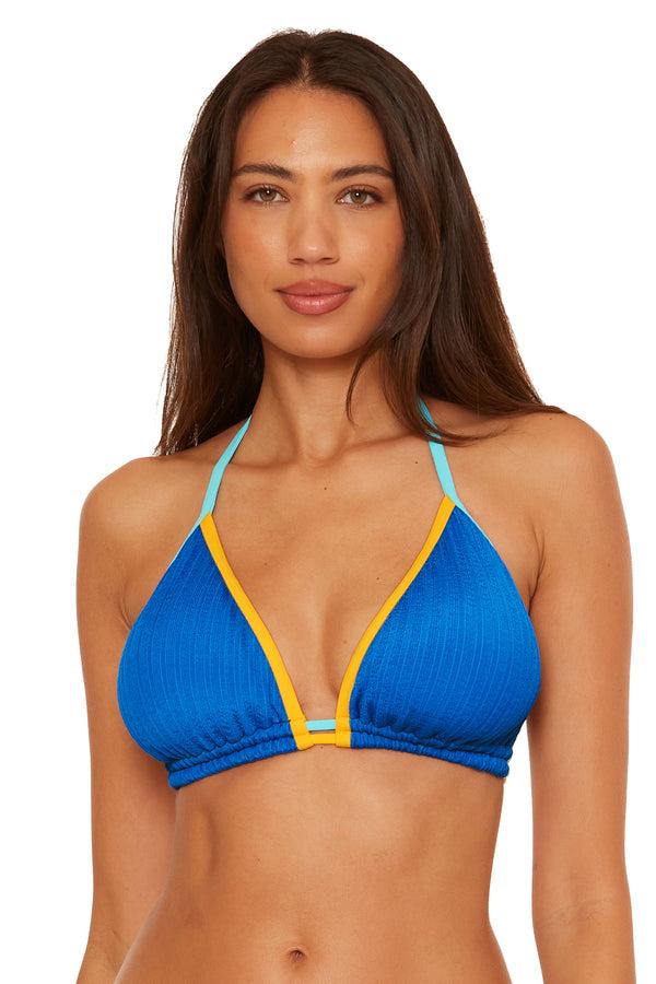 Becca By Rebecca Virtue CRINKLE CRUSH D TOP OCEAN