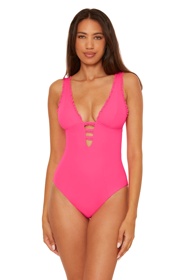 Becca By Rebecca Virtue FRILLS 1PC PLUNGE PUNCH
