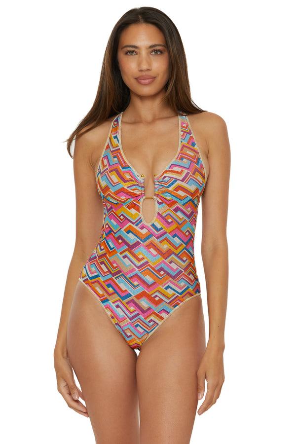 Becca By Rebecca Virtue LAS PALMAS ONE PIECE MULTI