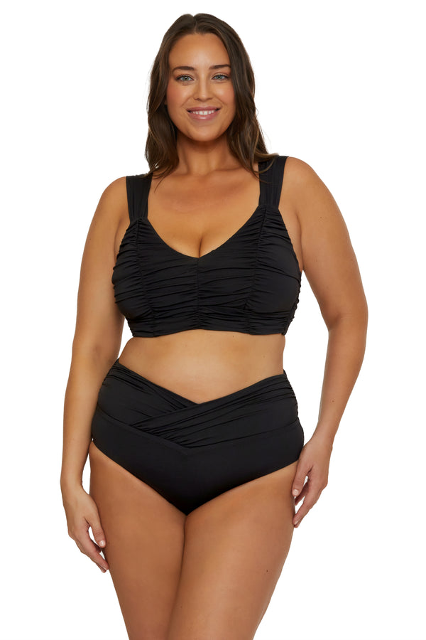 Becca By Rebecca Virtue MARBLE CANYON BOTTOM BLACK