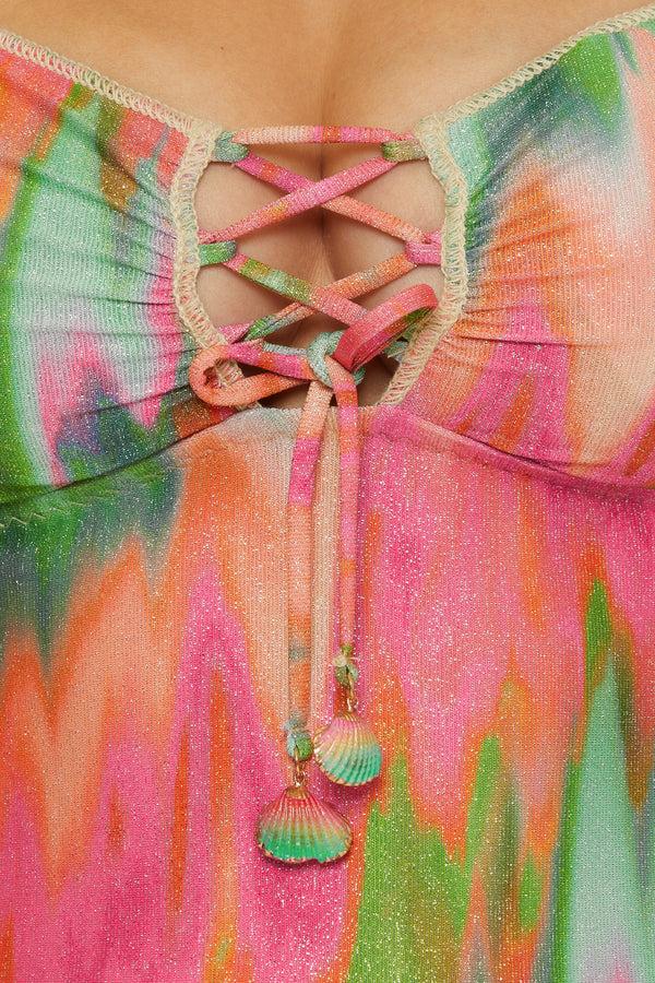 Becca By Rebecca Virtue MIRAGE TANKINI TOP MULTI