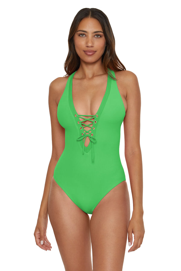 Becca By Rebecca Virtue MODERN EDGE PLUNGE 1P PALM