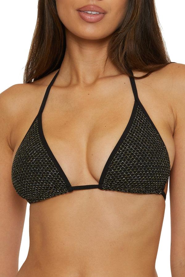 Becca By Rebecca Virtue NETWORK TRIANGLE TOP BLACK