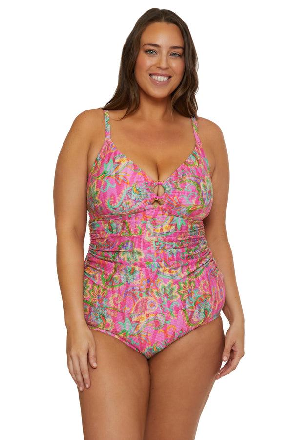 Becca By Rebecca Virtue POLYNESIA TANKINI MULTI