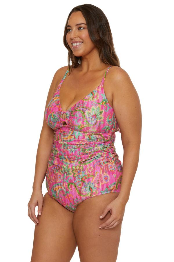 Becca By Rebecca Virtue POLYNESIA TANKINI MULTI