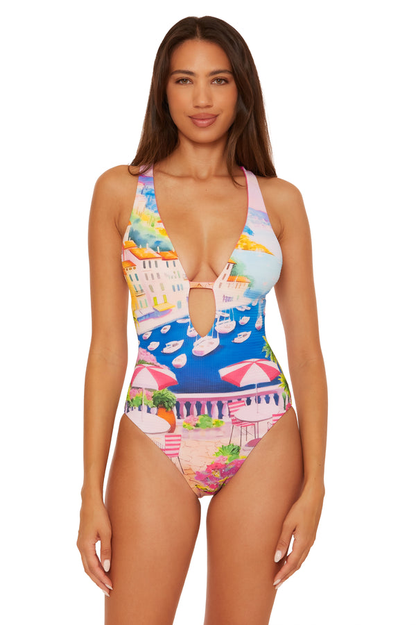Becca By Rebecca Virtue POSITANO ONE PIECE MULTI