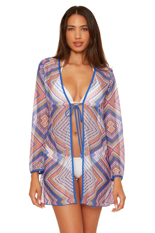Becca By Rebecca Virtue SUMMER BREEZE TUNIC MULTI