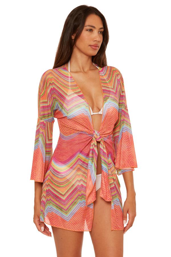 Becca By Rebecca Virtue SUMMER SUNRISE TUNIC MULTI