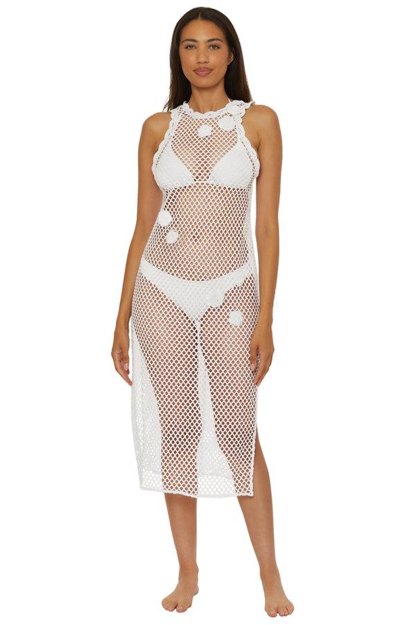 Becca By Rebecca Virtue CASTAWAY ISLAND DRESS WHITE