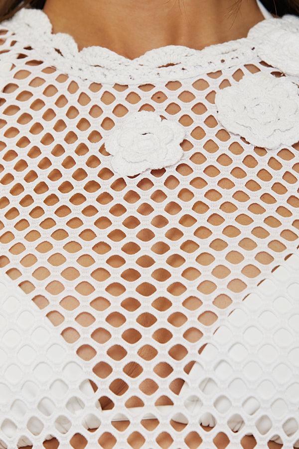 Becca By Rebecca Virtue CASTAWAY ISLAND DRESS WHITE