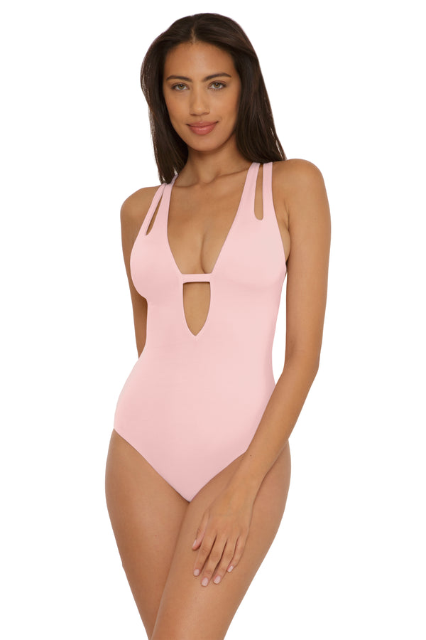 Becca By Rebecca Virtue COLOR CODE 1PC PLUNGE PRIMROSE PINK