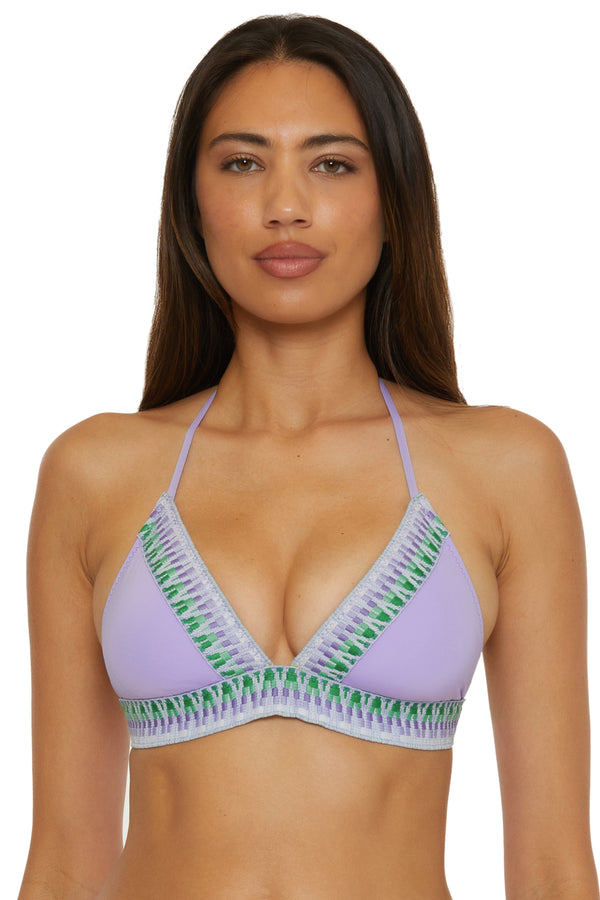 Becca By Rebecca Virtue FIESTA HALTER TOP BELLFLOWER
