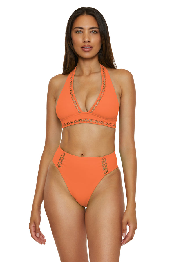 Becca By Rebecca Virtue MODERN EDGE HI-LEG CORAL ROSE