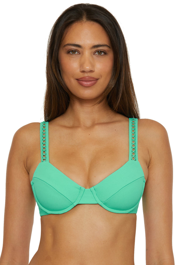 Becca By Rebecca Virtue MODERN EDGE UNDERWIRE AQUA SEA