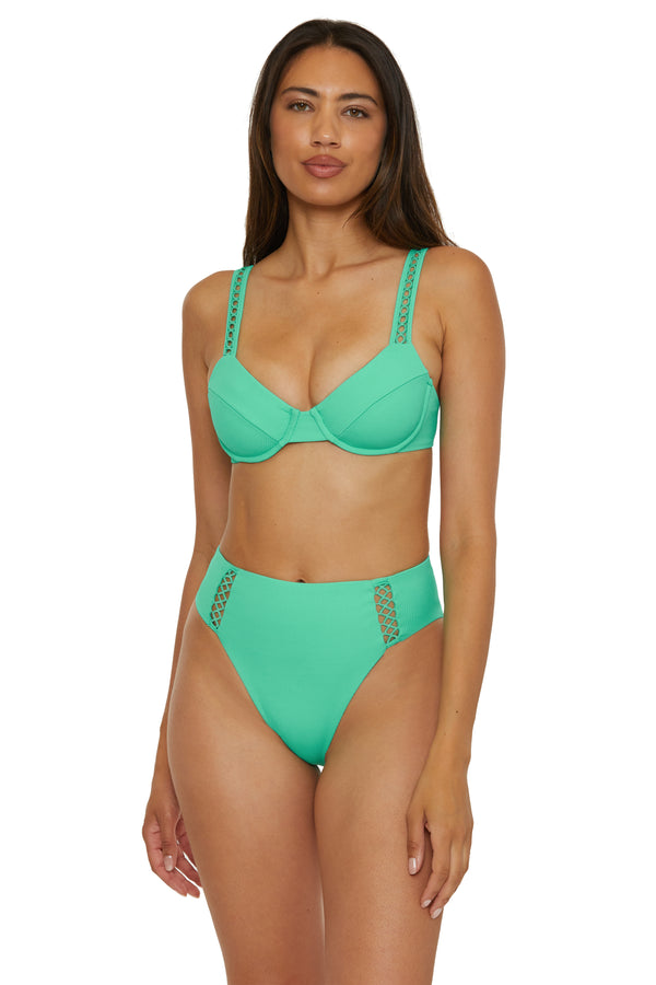 Becca By Rebecca Virtue MODERN EDGE UNDERWIRE AQUA SEA