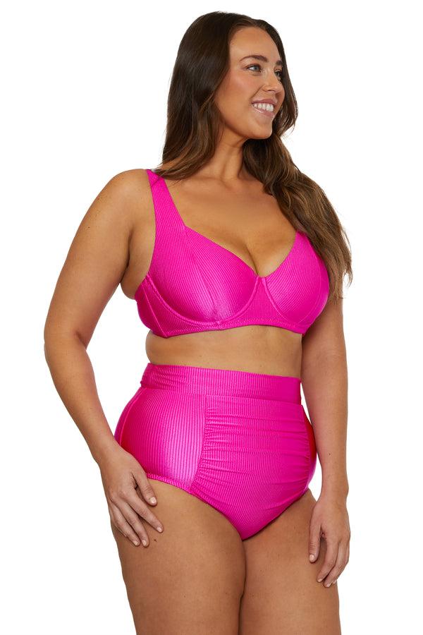 Becca By Rebecca Virtue MONTE CARLO HI-WAIST AZALEA