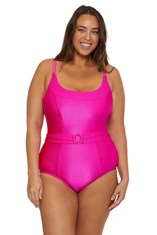 Becca By Rebecca Virtue MONTE CARLO ONE PIECE AZALEA