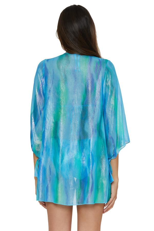 Becca By Rebecca Virtue SOLAR ENERGY TUNIC POOL/LAGOON