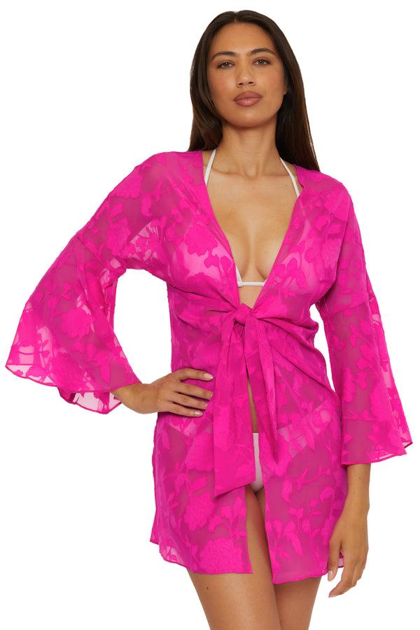 Becca By Rebecca Virtue VICTORIA GARDEN TUNIC AZALEA