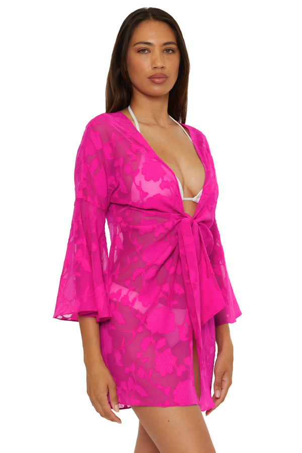 Becca By Rebecca Virtue VICTORIA GARDEN TUNIC AZALEA