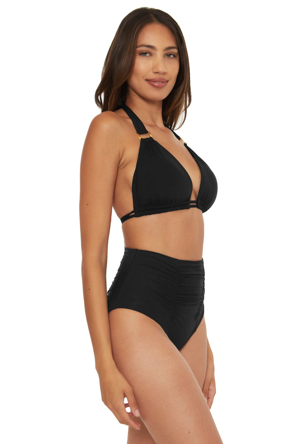 Becca By Rebecca Virtue VINTAGE HI-WAIST PANT BLACK