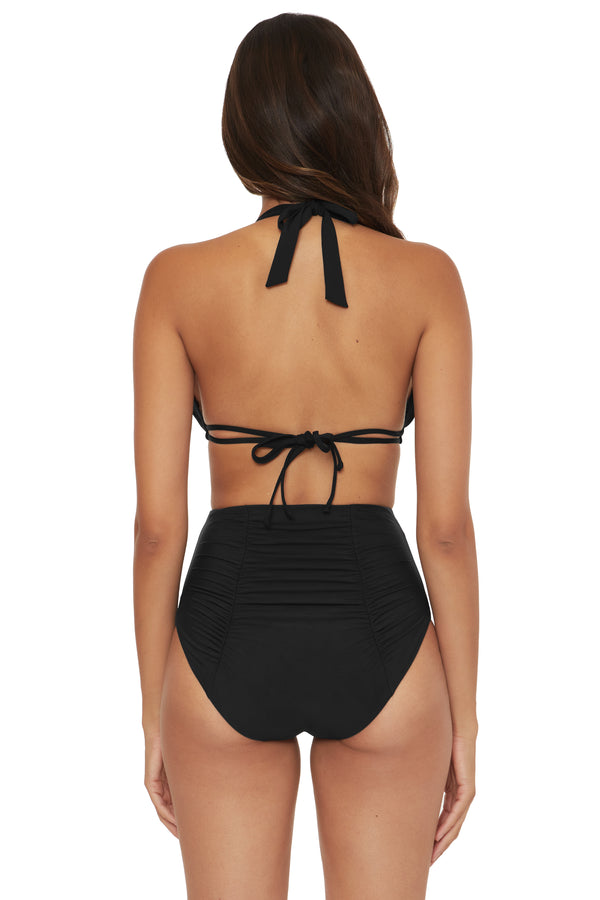 Becca By Rebecca Virtue VINTAGE HI-WAIST PANT BLACK