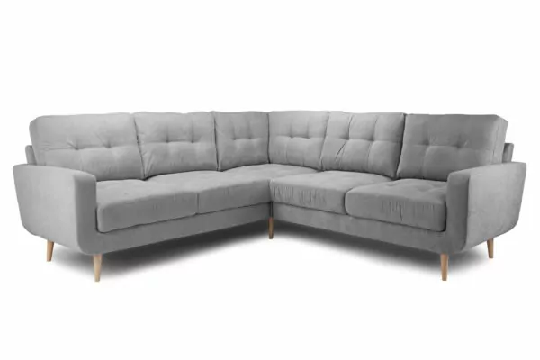 bedworld Aurora Grey Large Corner Sofa