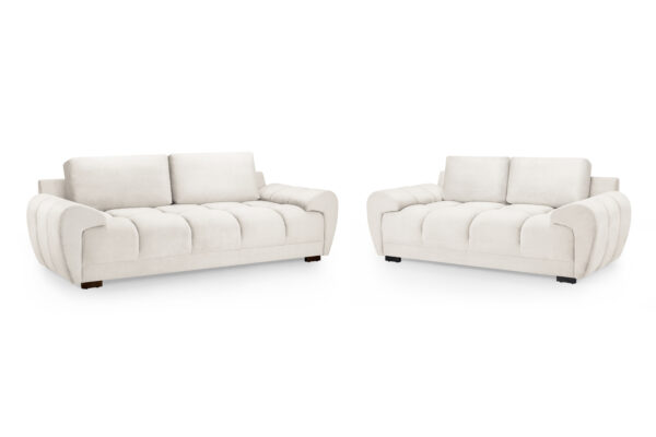 bedworld Azzuro Cream 3+2 Set Sofa