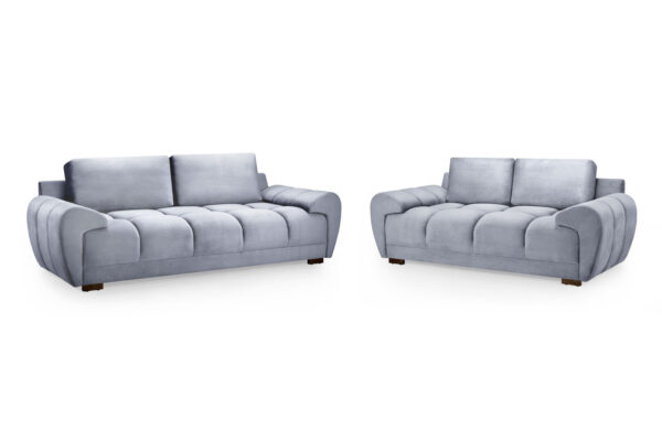 bedworld Azzuro Grey 3+2 Set Sofa