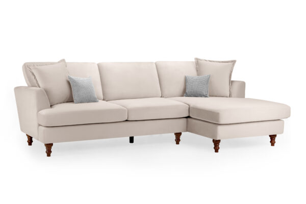 bedworld Bari Beige Right Hand Corner Sofa