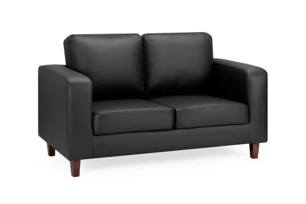 bedworld Box Black 2 Seater Sofa