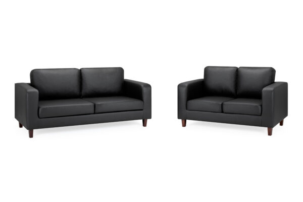 bedworld Box Black 3+2 Set Sofa