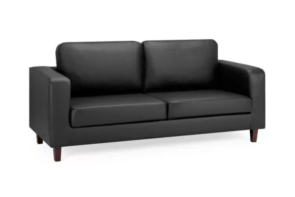 bedworld Box Black 3 Seater Sofa