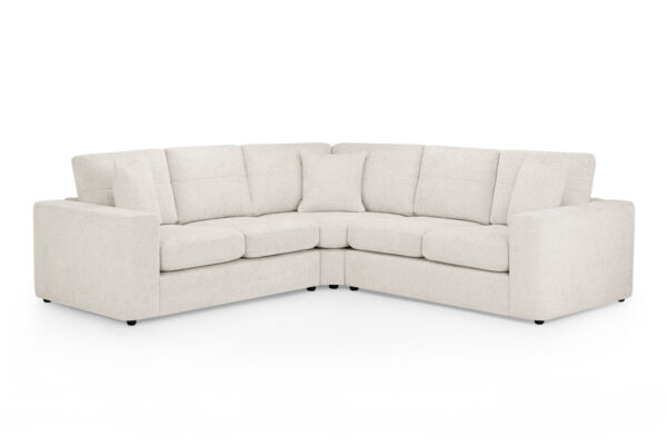 bedworld Chestnut Cream Large Corner Sofa