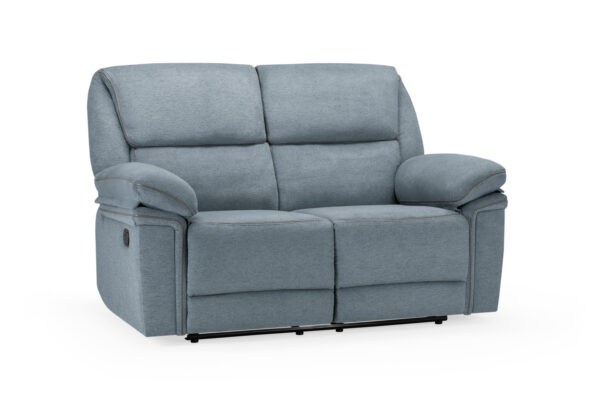 bedworld Elio Grey Recliner 2 Seater Sofa