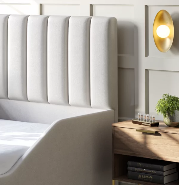 Bedworld Farrar Kids Ottoman Bed With Safety Rail