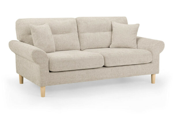 bedworld Florence Beige 3 Seater Sofa