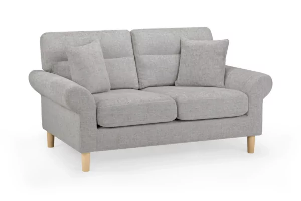 bedworld Florence Silver 2 Seater Sofa
