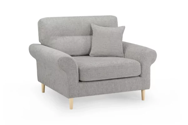 bedworld Florence Silver Armchair Sofa